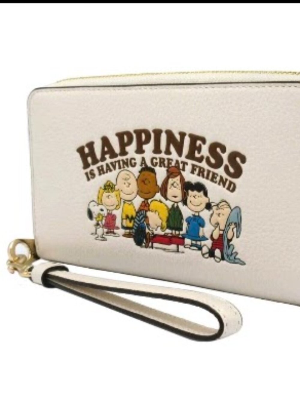 Coach X Peanuts Long Zip Around Wallet CBN35
